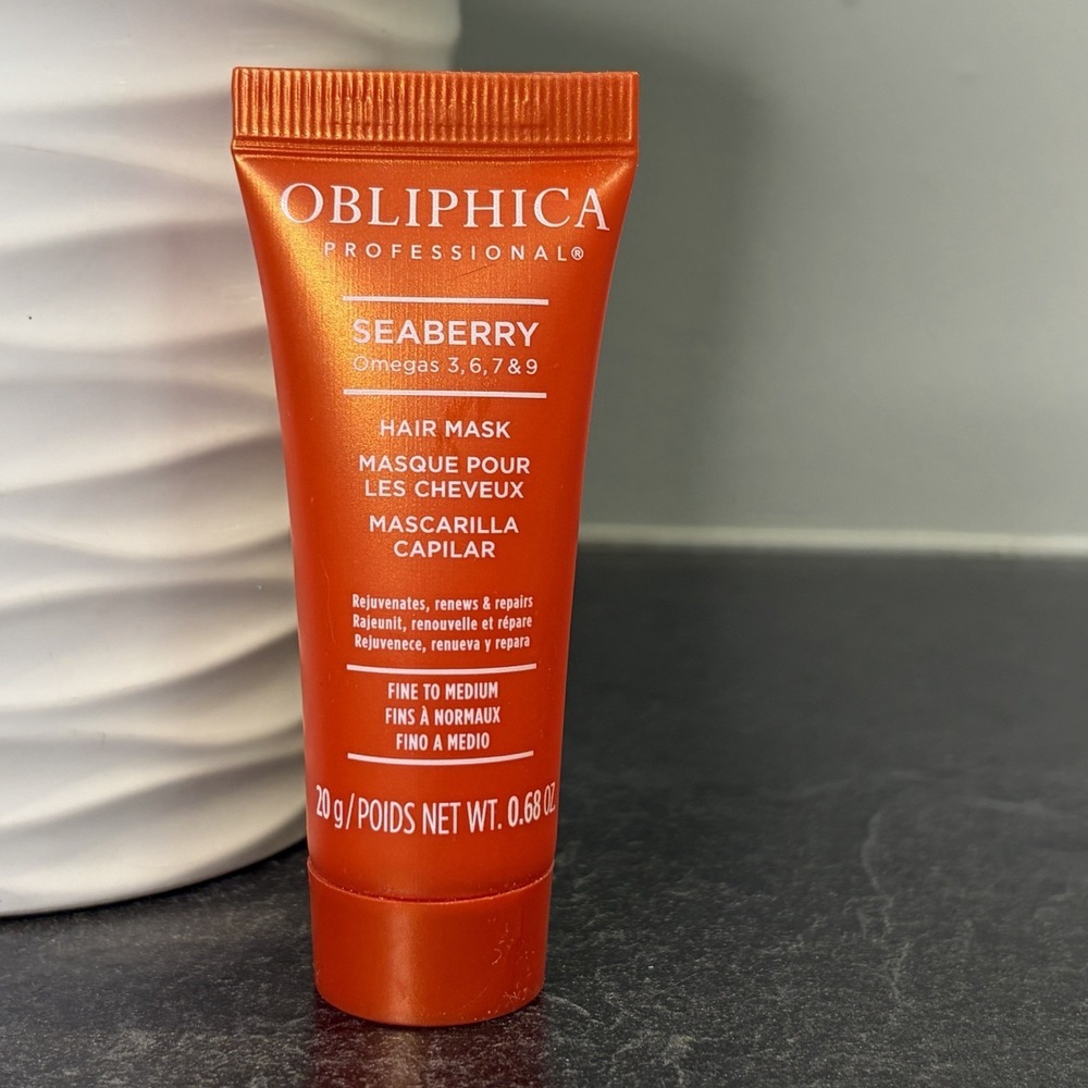 NEW Obliphica Seaberry Hair Mask Fine To Medium Hair .68‎ oz Travel Size